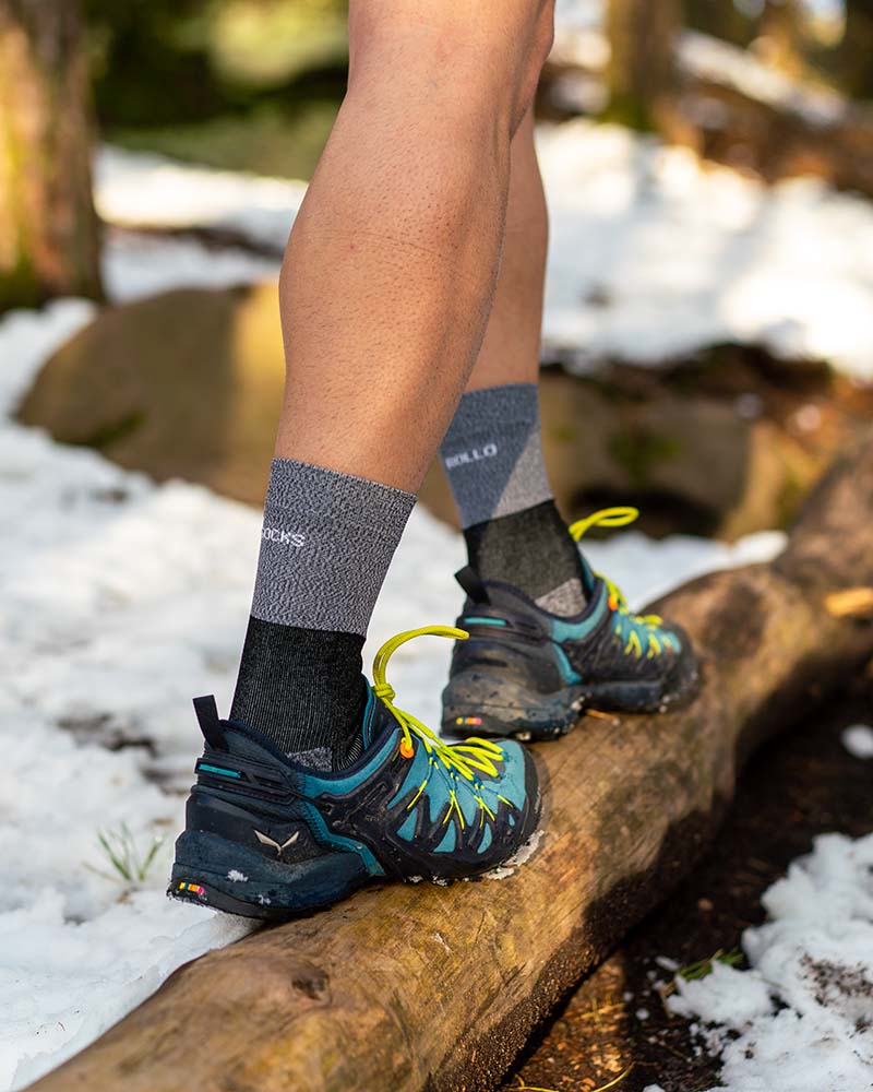 Hike Grey von RolloSocks